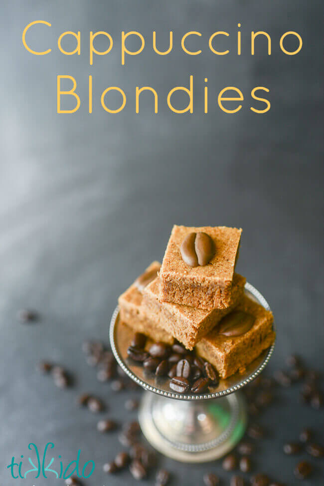 Gold bar blondies!