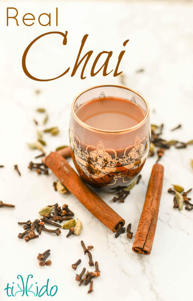 Spiced chai tea is a warm, comforting, complex but easy to make drink.