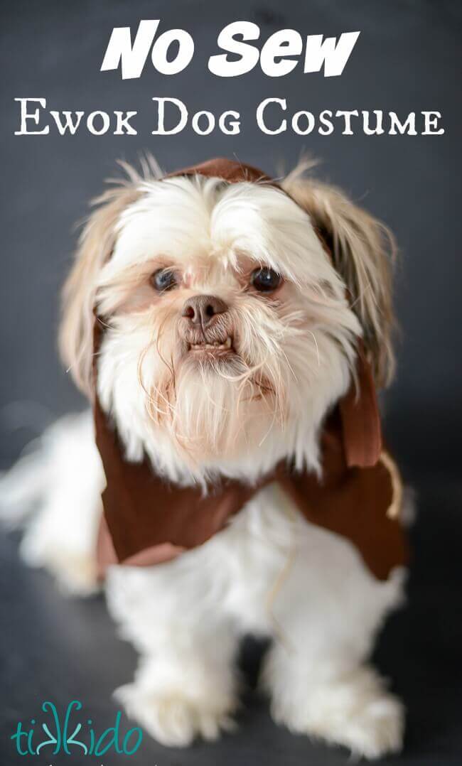 Ewok costume for small dog best sale