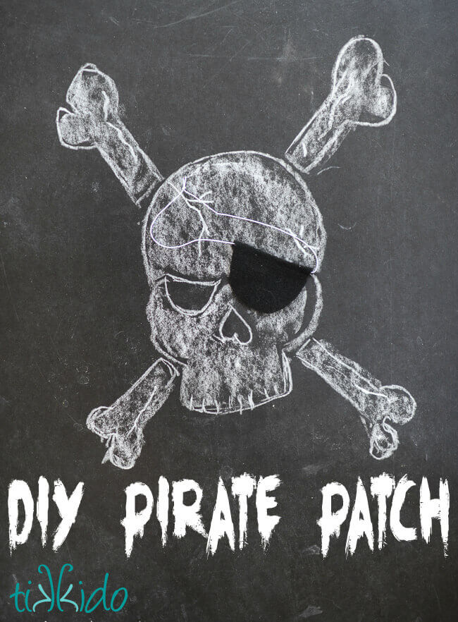 Easy Pirate Patch Costume Accessory Tutorial