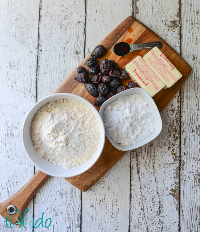 Ingredients for Figgy Pudding Cookies