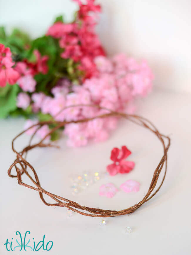 How to Make a Flower Crown with Fake Flowers [Easy DIY Tutorial] • COVET by  tricia