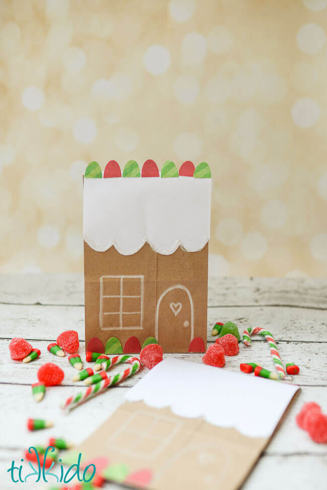 Gingerbread House Gift Bag Craft