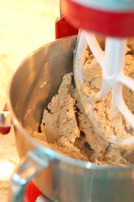 Cookie Dough for rhubarb bar cookies