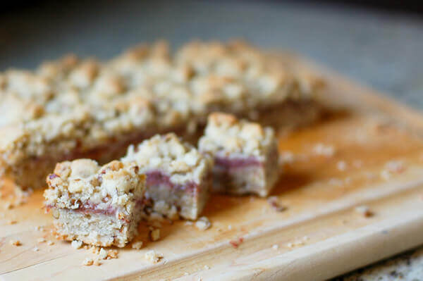 Rhubarb bar cookies