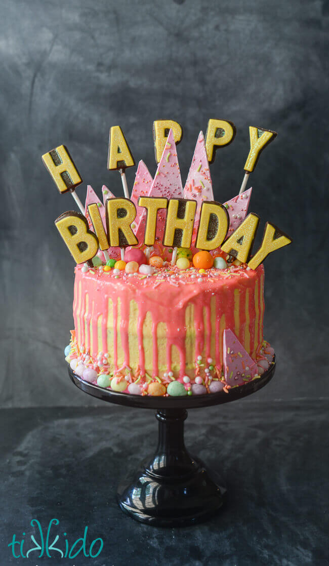 Download Chocolate Lollipop Happy Birthday Cake Topper Tutorial ...