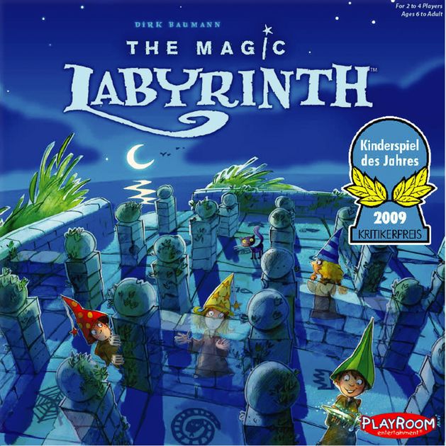 Box art for The Magic Labyrinth board game, winner of the 2009 Kinderspiel des Jahres.