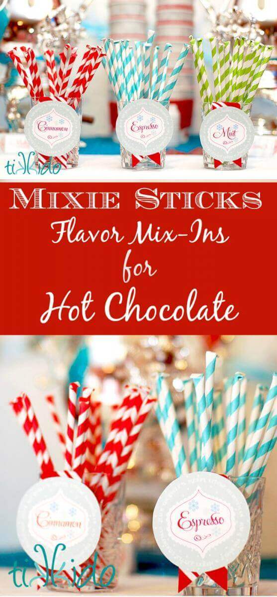 Homemade hot chocolate flavor add ins recipe and tutorial
