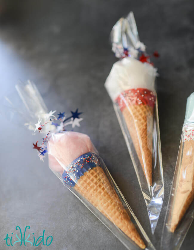 Mini cones make a sweet Memorial Day ice cream treat