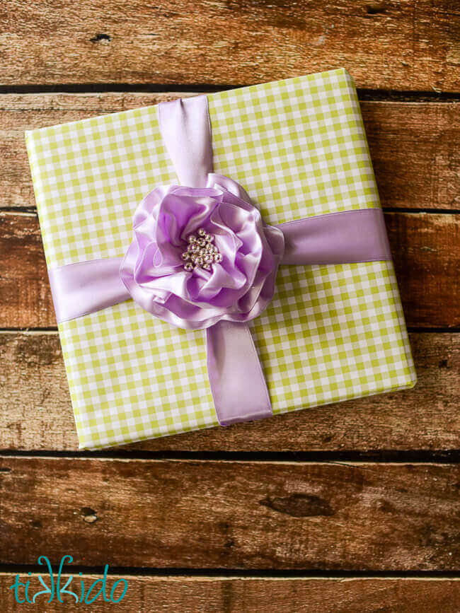 Gift wrap flower ribbon new arrivals