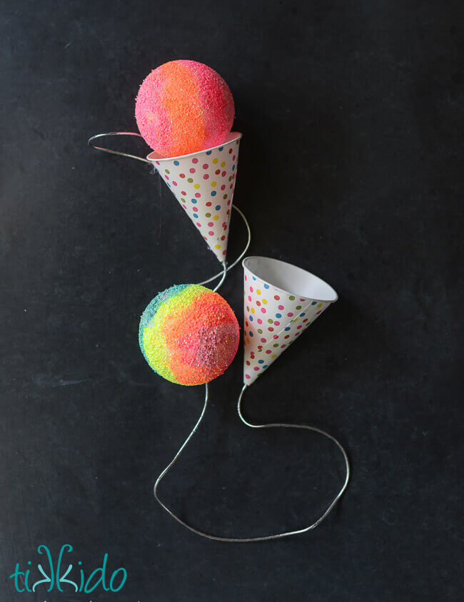 Classic Ball and Cup Toy Tutorial with a Snow Cone Summer Twist