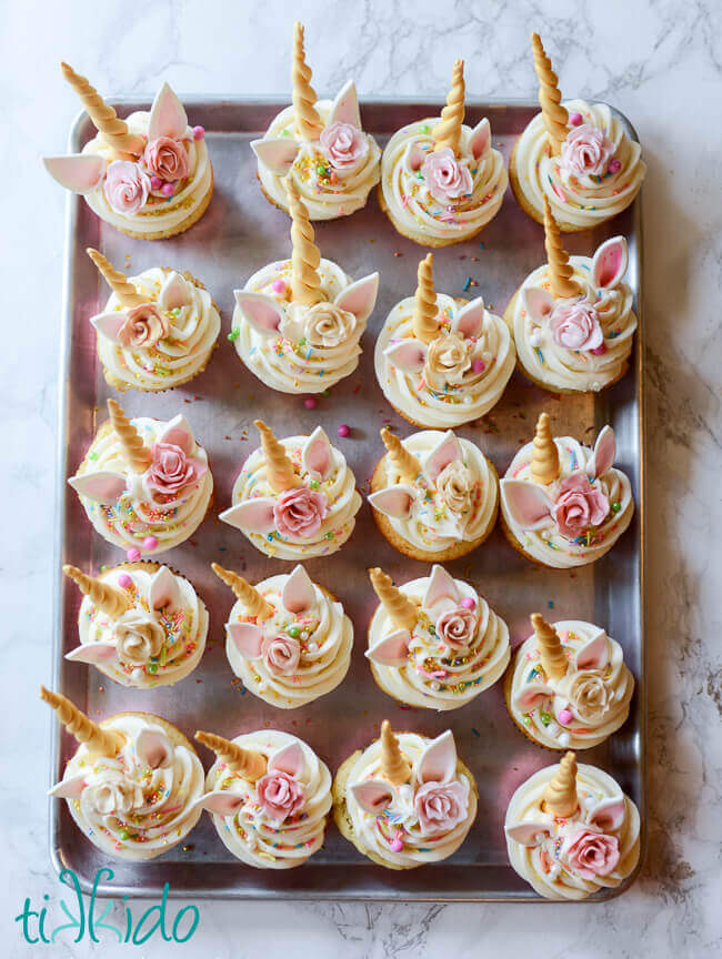 Easy Unicorn Cupcakes Recipe